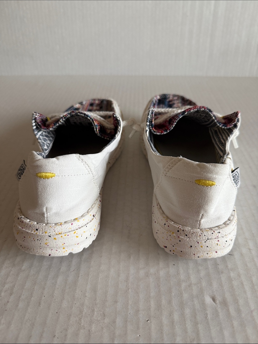 Hey Dude Wendy Boho Distressed Aztec Loafers - Picture 8 of 11